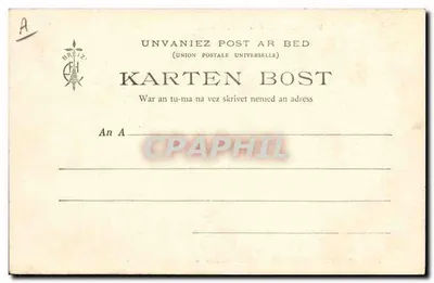 Bretania (Kolekcja E. Hamonic) — Ilustrowane piosenki Botrela — « Le Petit Goret » — n° 432 — Rewers