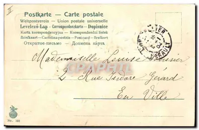 Papieren en bloemen — 365 dagen geluk — uitgever S.M.W. n°191 — Achterkant