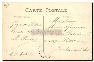 CETTE — Joules Cettoises — Mistrzowie w walce — Wydanie A. — César Souchon — Rewers