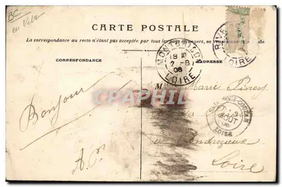 Rive-de-Gier — Les Joutes — éditeur imprimeur non visible — Verso