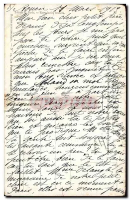 Vista do porto de Jaunay — Valery Müller — Edição H. Barbès, n° 41 — Verso