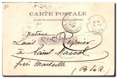 Cirque BUREAU Frères — O Cake-Walk — Montluçon, 15 de novembro de 1903 — Verso