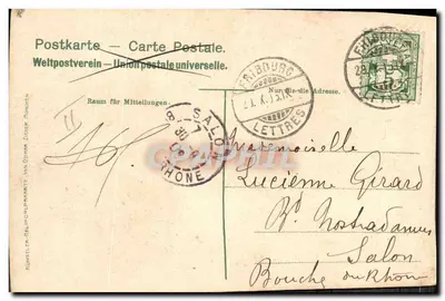Pies myśliwy w stroju festijnym — rysunek DES GES.H — n° 875 — Rewers