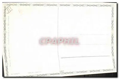 Três cães de caça — cena de jardim — editor Wenau-Delita, n° 1314 — Verso