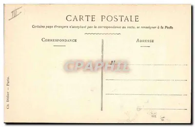 Gen. Joffre — portret wojskowy — zdjęcie Pierre Petit — Rewers