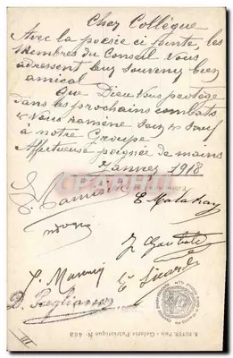 Zaklęty przez ziemię — ilustracja anty-niemiecka — JLN Paris n°463 — Rewers