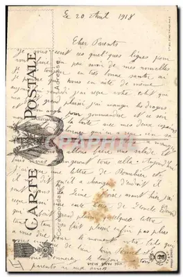 Cuidado de heridos — Serie 10 — Editor Cadard — Reverso