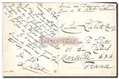 Último cumprimento ao companheiro — 1870-1914 — A. Labrot, série 200/4 — Verso