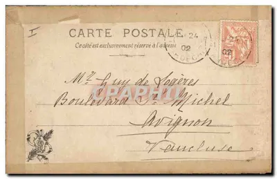 O cidre espalhado — J. Pecot-Ogier, Salão 1901 — S.I.P. N°206 — Verso