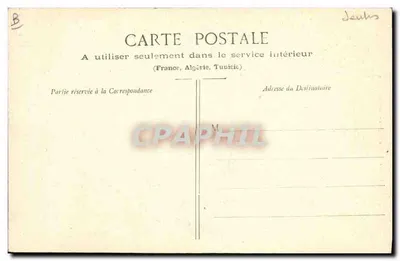 CETTE - Joûtes — wydawca A. Bentham — Rewers