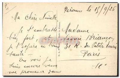 Enfant chic — caricature de Charlot — éditeur E.A. Paris — Rückseite