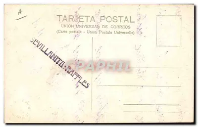 Tancerze w strojach wieczorowych — Studio — Wydawca: N. GRAVAT, Paryż — Rewers