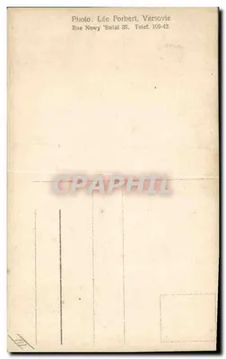 Para w stroju wieczornym — Studio fotograficzne — Léo Forbert, Warszawa — Rewers