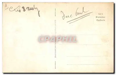 Tancerze — pozycja teatralna — Graf Antaly, Postkarta Bromsilder n°86831 — Rewers