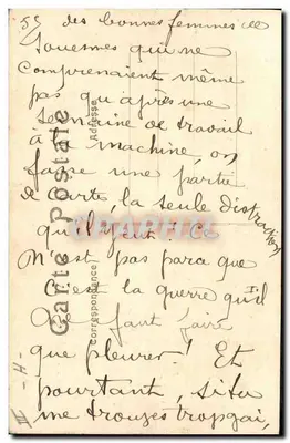 Guerra de 1914 — Os generais Michel, Joffre, Gallieni, Pau, de Castelnau — editor Cavet — Verso