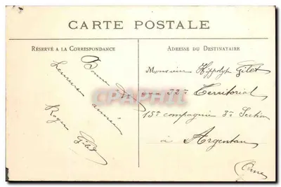 Canal de Suez — caricatura militar — D.P. (D. P.) — Verso
