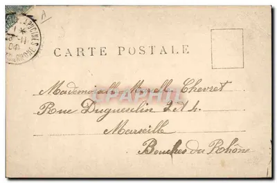 Menina brincando com cartas — Stebbing & Cie, n° 303 — Verso