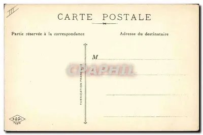 Jogador — caricatura de um homem de smoking com charuto e cartas — editor S-API Paris — Verso