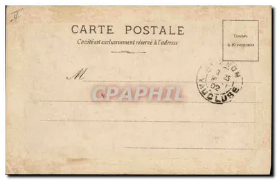 A Partida de Cartas — Salon 1901 — Mme A. de Coninck — S.I.P. N°206 Série N°16 — Verso