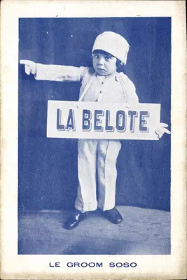 O Groom Soso — publicidade para a belote — edições da carta postal