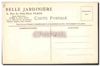 Paesaggi — 1ª serie — Editore Belle Jardinière — Verso