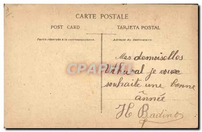 Kinder am Strand — Die steigende Flut — F. N. édit., Paris — Rückseite