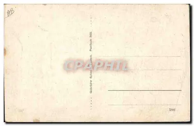 Mia Marx — Retrato em traje de palco — Gravura da série 586 — Verso