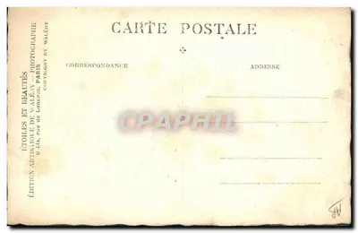 Twee danseressen — danspose — Étoiles et Beautés de Valéry, Parijs — Achterkant