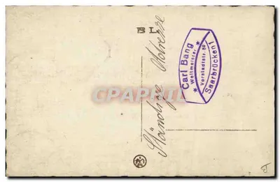 Círculo de circo Bang's Original — Carl Bang, Weltmeister — Saarbrücken — Verso