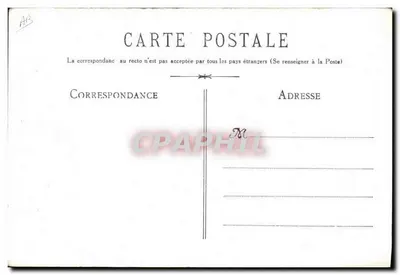 Flora Fernando — Dançarina e atriz — Carta postal publicitária — Verso