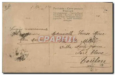 Gendaro-Theol. Trio — foto van drie kunstenaars — uitgever GG Ce — Achterkant