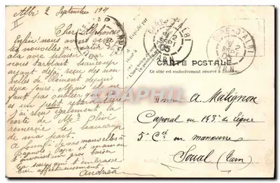 Toulouse — Grand Rond, Kiosque de la Musique — C. T. Paris, Nr 45 — Rewers
