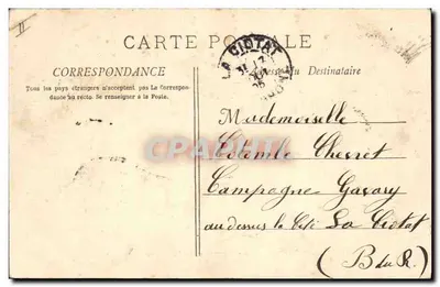 Toulon - Place d'armes i Prefektura Morska — A. Bougault, nr 706 — Rewers