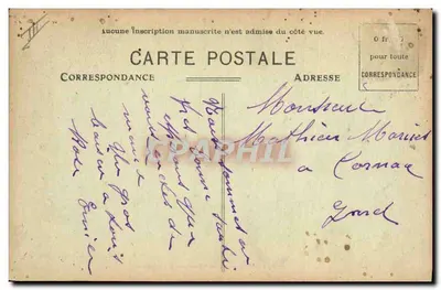 Os Pirineus — 72 Cão de Montanha — Sireygeol, editor, Limoges-Lourdes — Verso