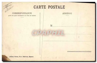 Cão do Santo Bernardo — J.J. 8197 — Juillien frères, Genebra — Verso