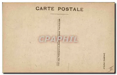 Geral Mangin — retrato militar — gravura da casa Seégrac, Paris — Verso