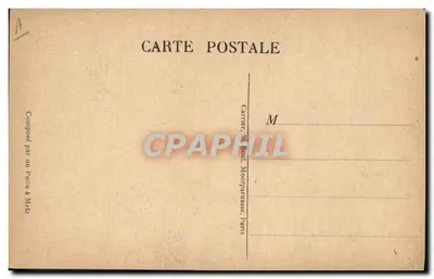 Dois retratos de chefes de Estado franceses — G. Clémenceau e outro homem — sob bandeira tricolor — editor: Cartier, 38 boulevard Monpoumousse, Paris — Verso