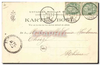 Mały Grégoire — Piosenki Botrela ilustrowane przez E. Hamonic — n° 677 — Rewers