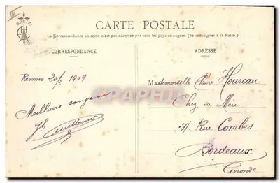 Lilas-Blanc — Piosenka Botrela ilustrowana przez E. Hamonic (4) — Breiz (Bretagne) — Rewers
