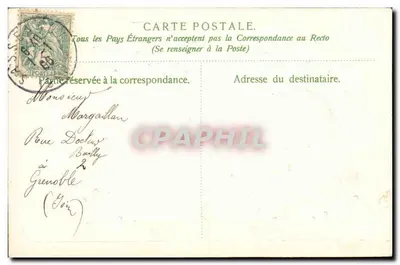 Cartolina floreale — Auguri e desideri — editore non visibile — Verso