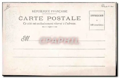 El Bisonte — Ilustración de Morent — Tarjetas Postales del Journal des Voyages — Reverso