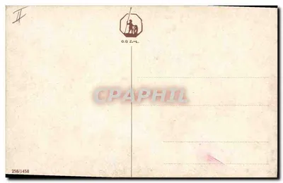 Cervo nas Alpes — paisagem montanhosa — O.G. Z.-t. n° 258/1458 — Verso