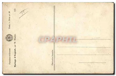 Casamento de Ouro — A money marriage — W. Miaulet — Verso