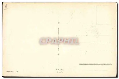 Retrato de mulher — obra de Frederica S. Monaco — editor T.A.M. n° 7607 — Verso
