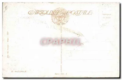Jovem casal ao piano — ilustração artística — editor Vito Bov. & C°, Milão — Verso
