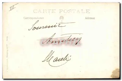 Porträt eines Mannes — Studio — Gentilhomme, Dosping & Cie, Paris — Rückseite