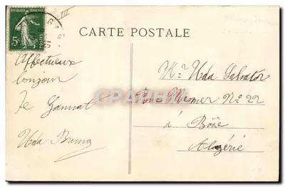 Jardin Delarue - Le Kiosque à Musique — Gannat, 2674 — Éditeur Le Bourbonnais Pittoresque — Verso