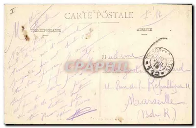 Toul — A Praça da República com o Círculo Militar — Prathermon, editor, Toul — Verso