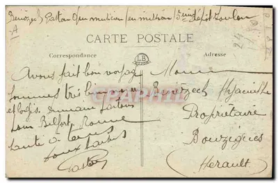 Besançon — Promenade Granvelle — O Kiosque — C.L.B. n°18 — Verso