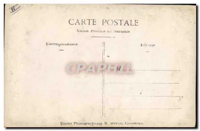 Pavillon a colonne — giardino tropicale — Papier Photographique R. Duvaux, Colomèdes — Verso
